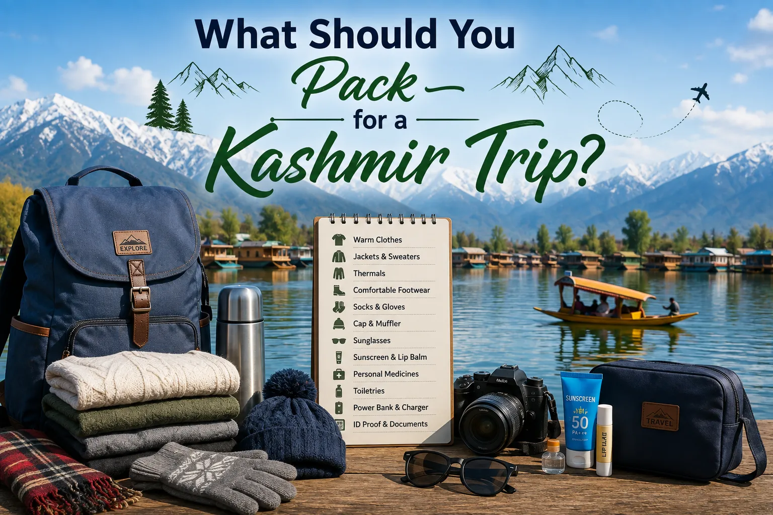 What Should You Pack for a Kashmir Trip?