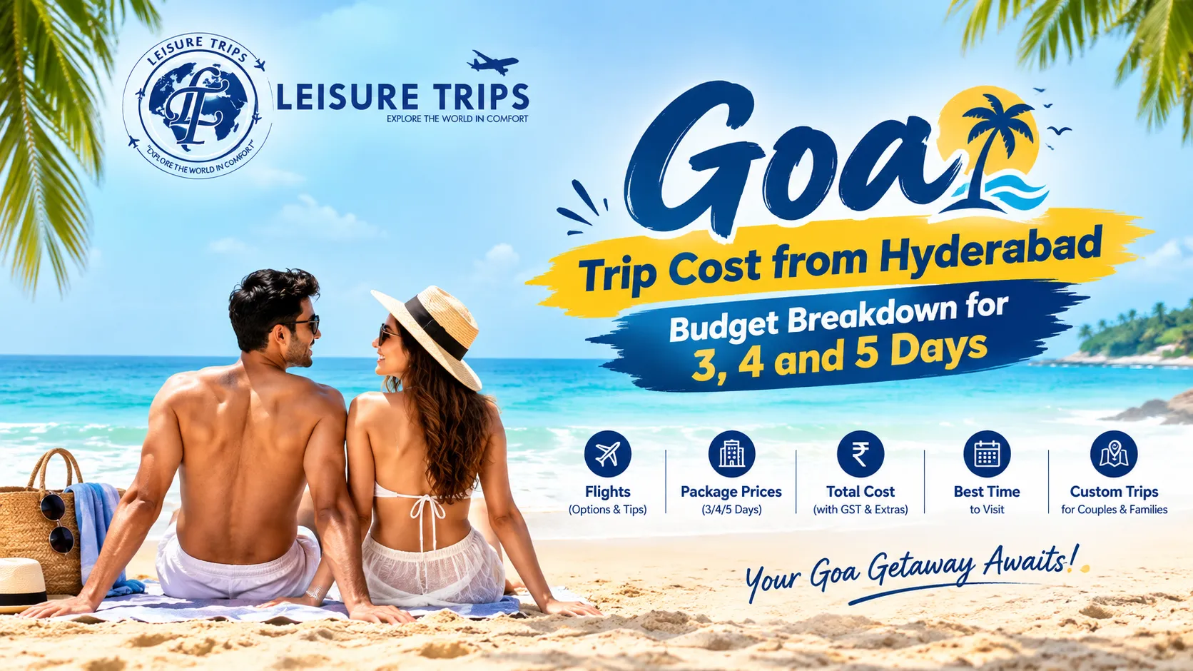 Goa Trip Cost from Hyderabad: Budget Breakdown for 3, 4 and 5 Days